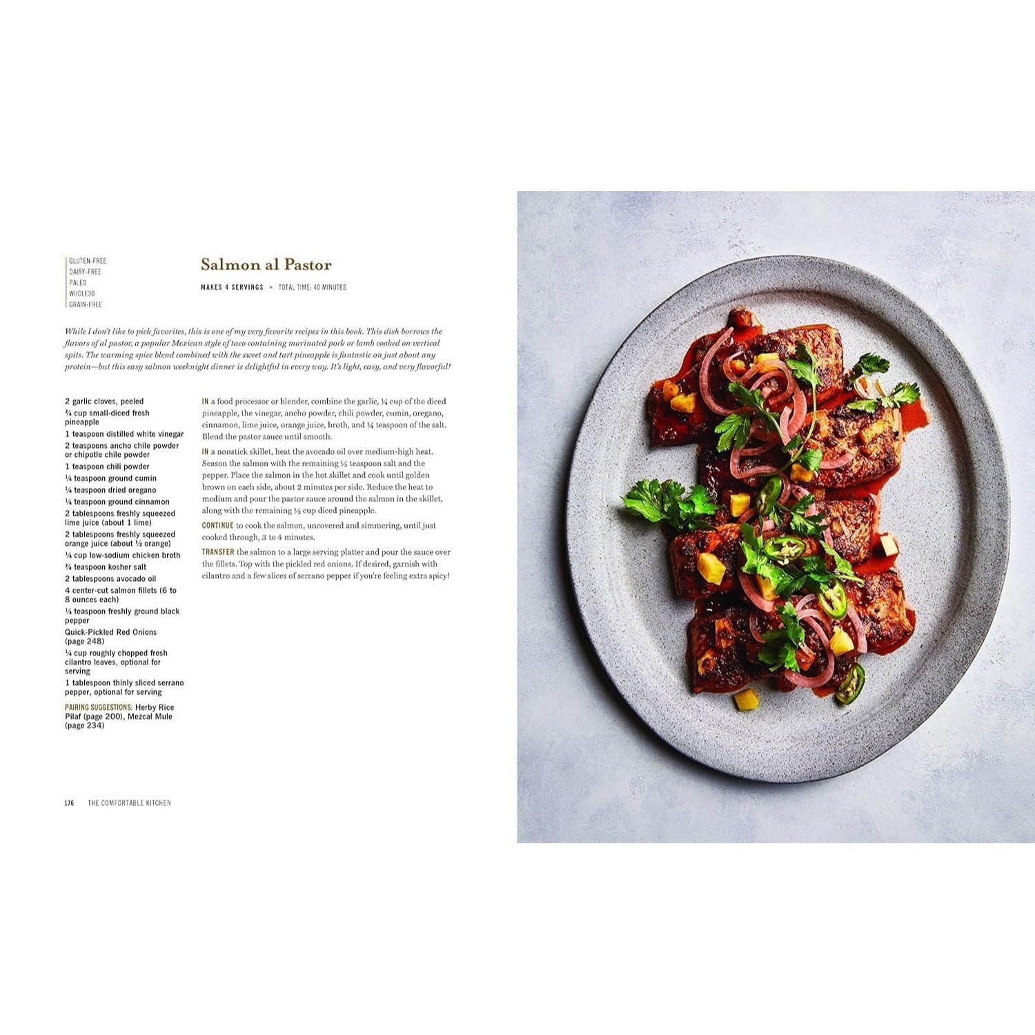 The Comfortable Kitchen: 105 Laid-Back, Healthy, and Wholesome Recipes (Defined Dish Book) (Spiral Bound)