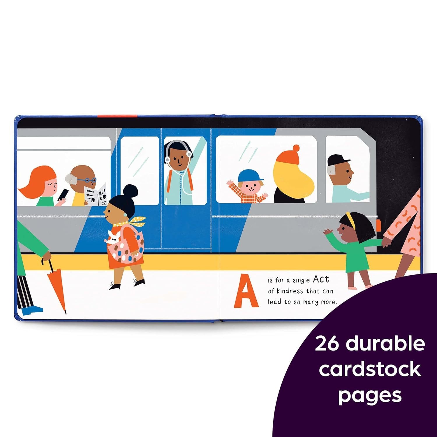 ABCs of Kindness: Everyday Acts of Kindness, Inclusion, and Generosity from A to Z, Read-Aloud ABC Kindness Board Book for Toddlers and Preschoolers (Highlights Books of Kindness) (Spiral Bound)
