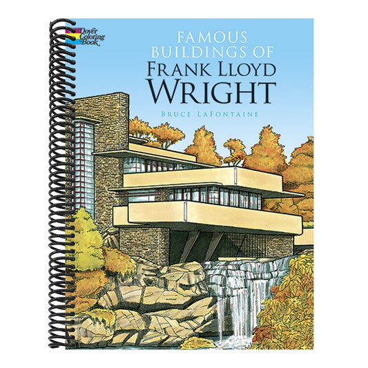 Famous Buildings of Frank Lloyd Wright Coloring Book