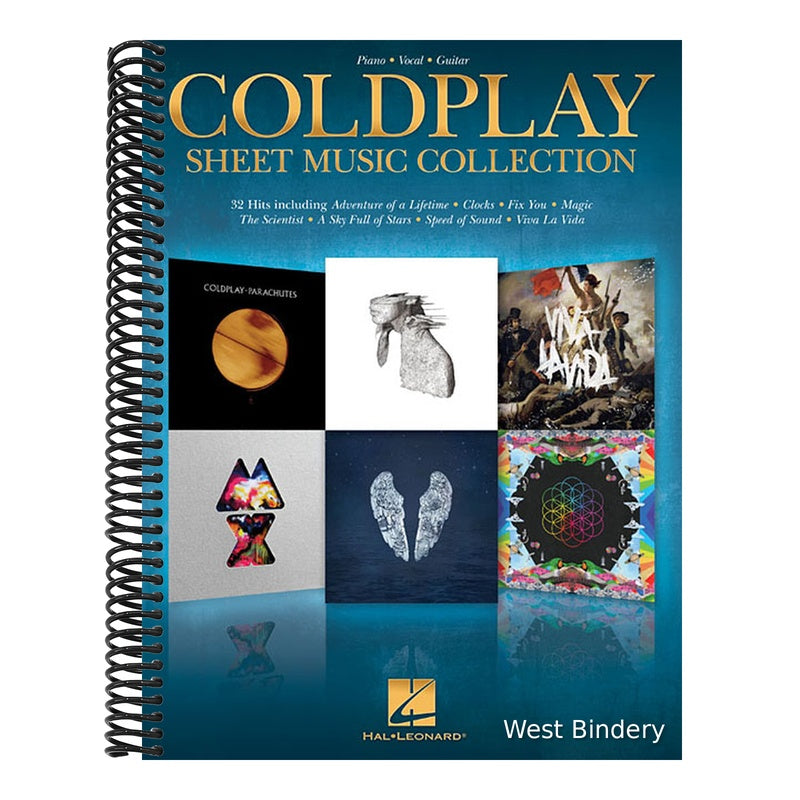 Coldplay Sheet Music Collection Piano Vocal Guitar Songbook 32 Popular Hits Including Viva La Vida Yellow Fix You and More Hal Leonard Music Book for