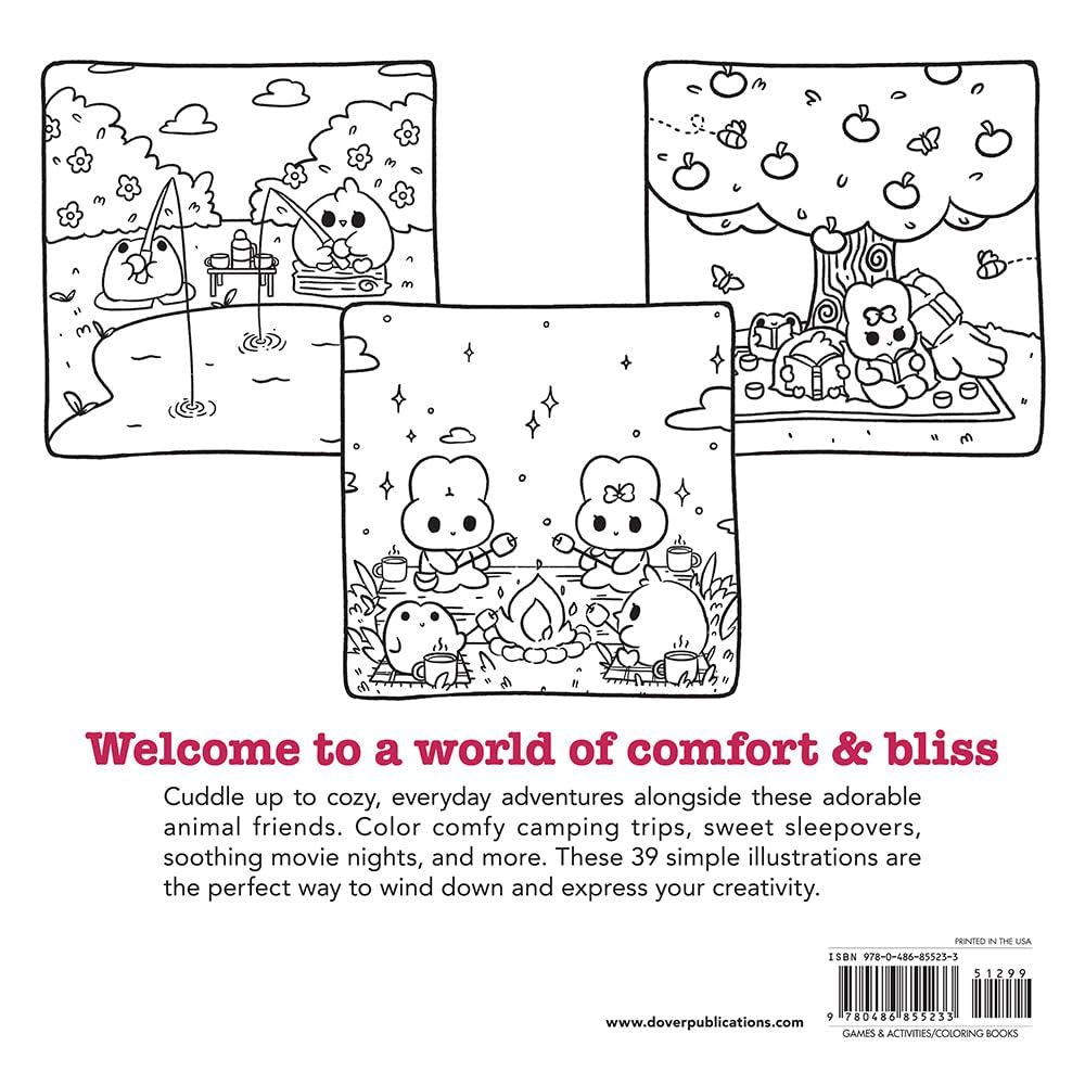 Comfy Buddies: A Cozy Coloring Book