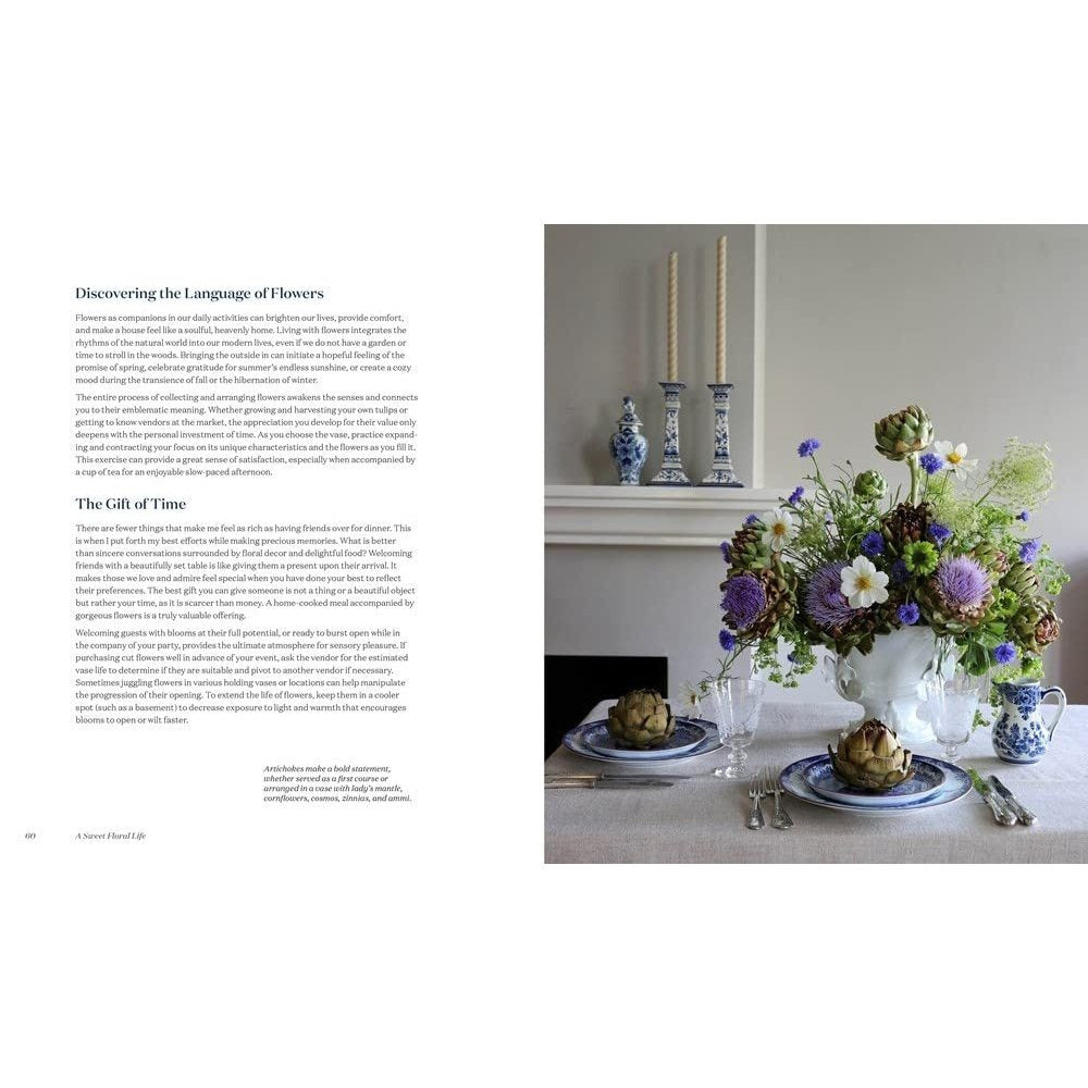 A Sweet Floral Life: Romantic Arrangements for Fresh and Sugar Flowers [A Floral Décor Book] (Spiral Bound)