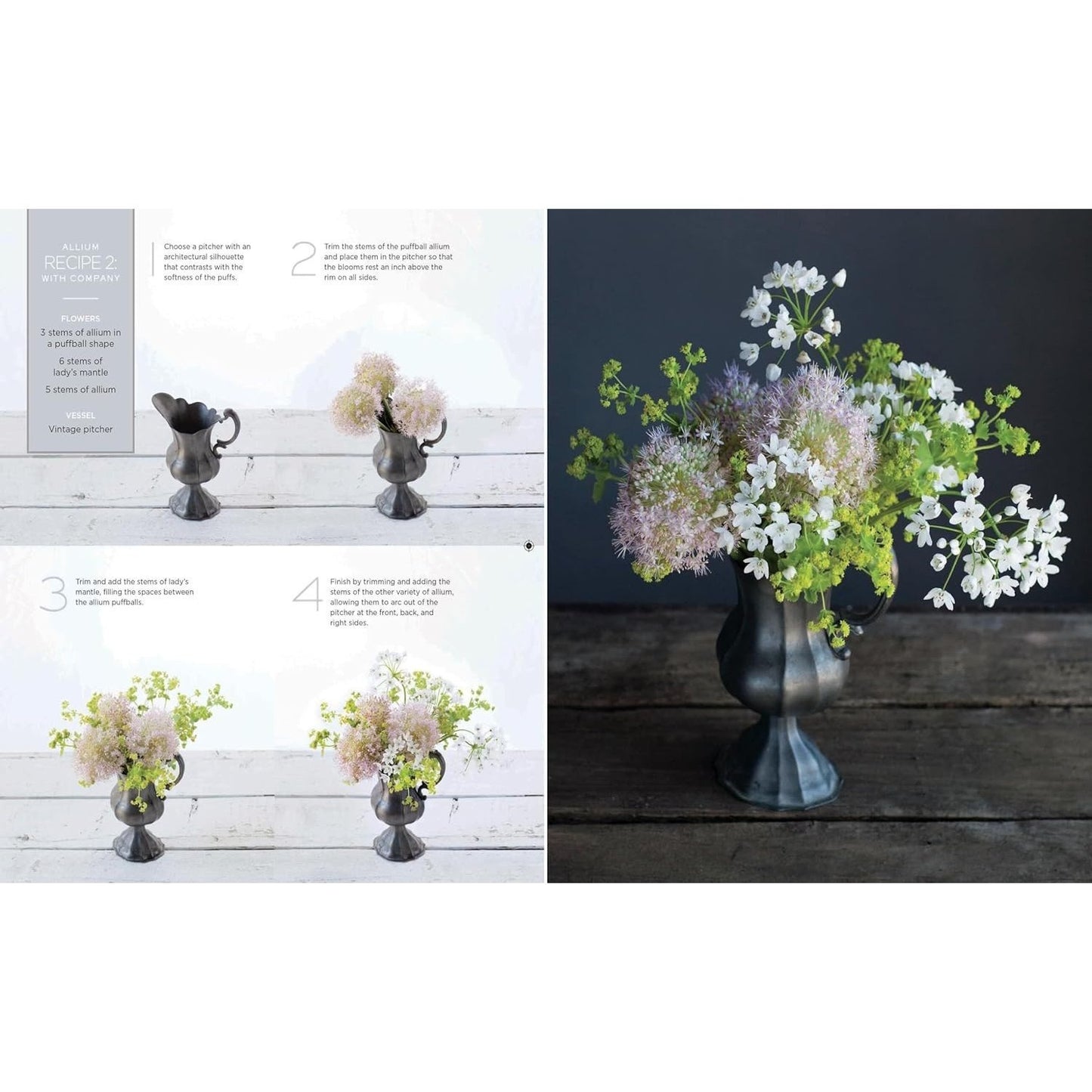 The Flower Recipe Book: 100 Magical, Sculptural, Seasonal Arrangements (Spiral Bound)