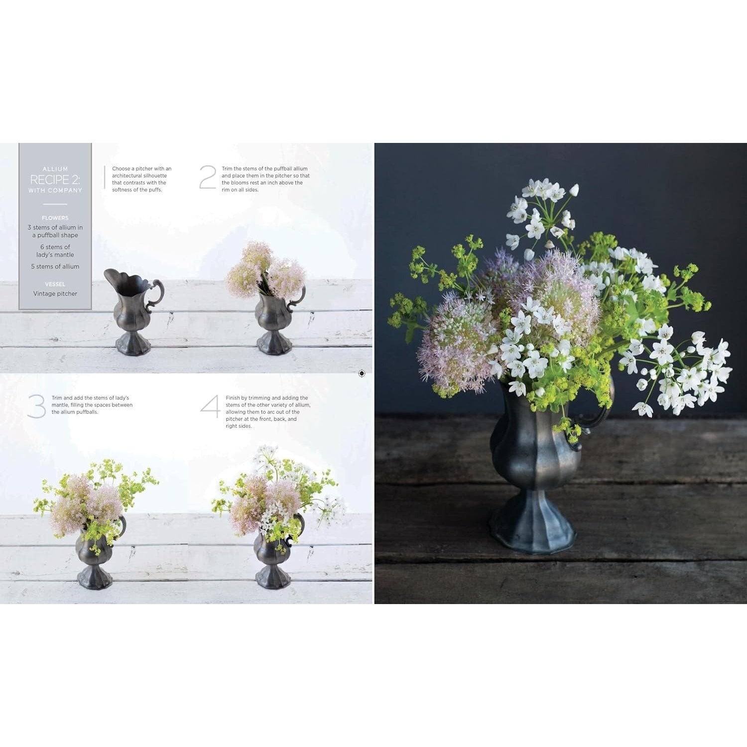 The Flower Recipe Book: 100 Magical, Sculptural, Seasonal Arrangements (Spiral Bound)