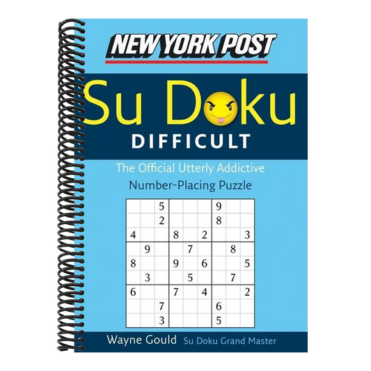 New York Post Difficult Su Doku: The Official Utterly Adictive Number-Placing Puzzle