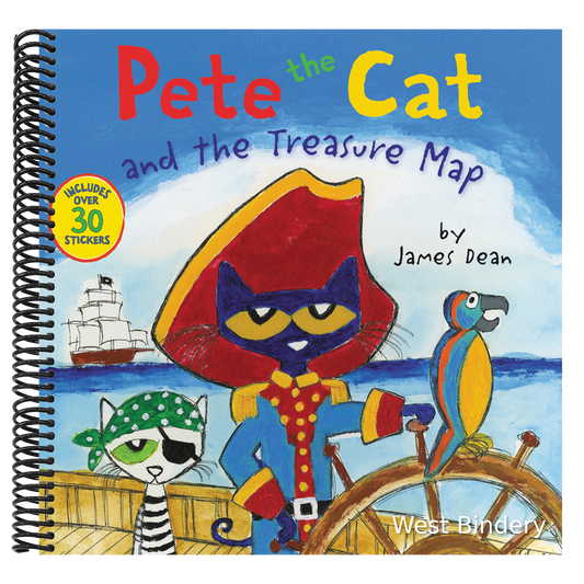 Pete the Cat and the Treasure Map: Includes Over 30 Stickers!