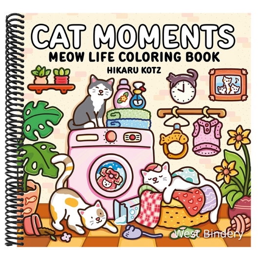 Cat Moments: Meow Life Coloring Book