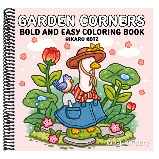 Garden Corners: Bold and Easy Coloring Book