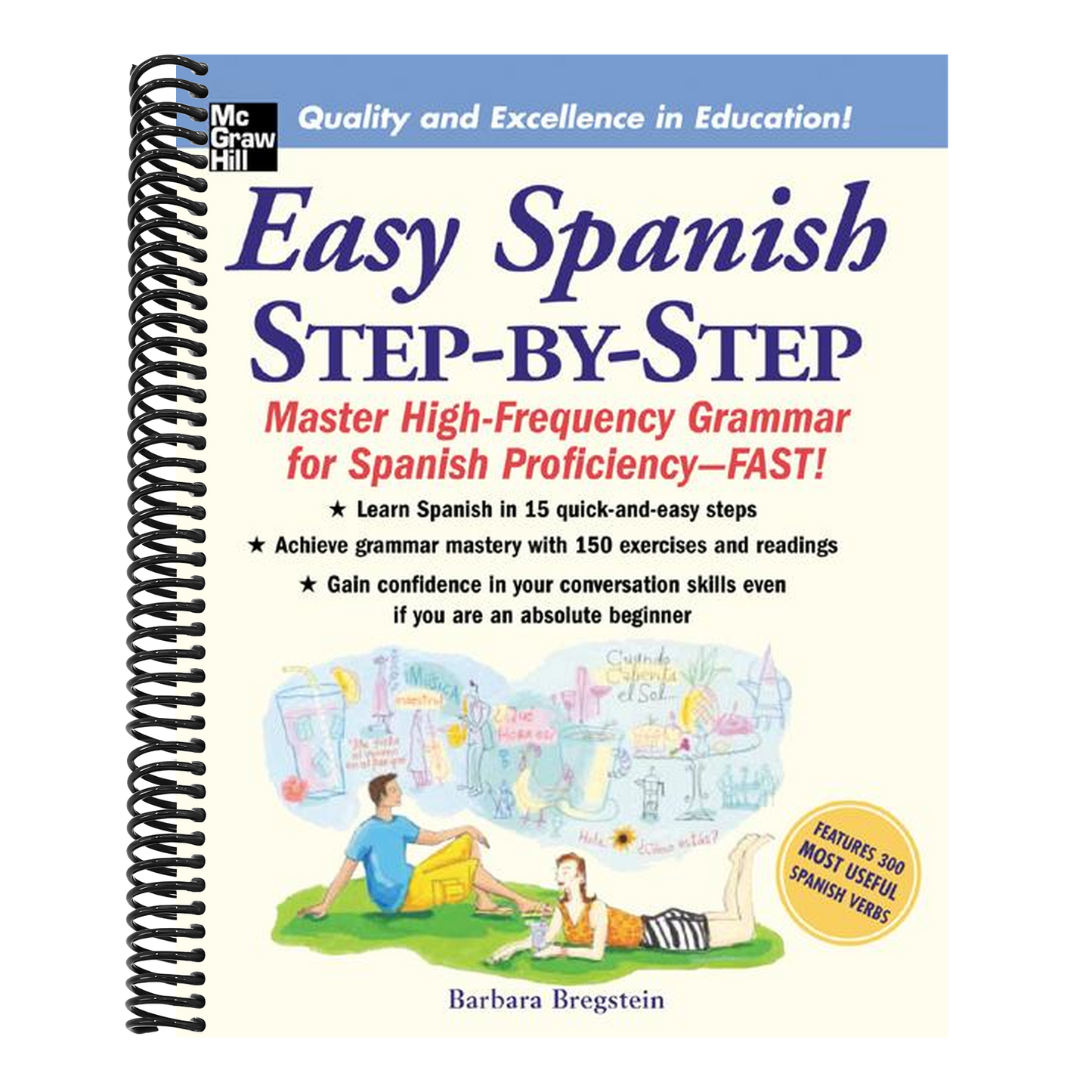 Easy Spanish Step-By-Step (Spiral Bound)