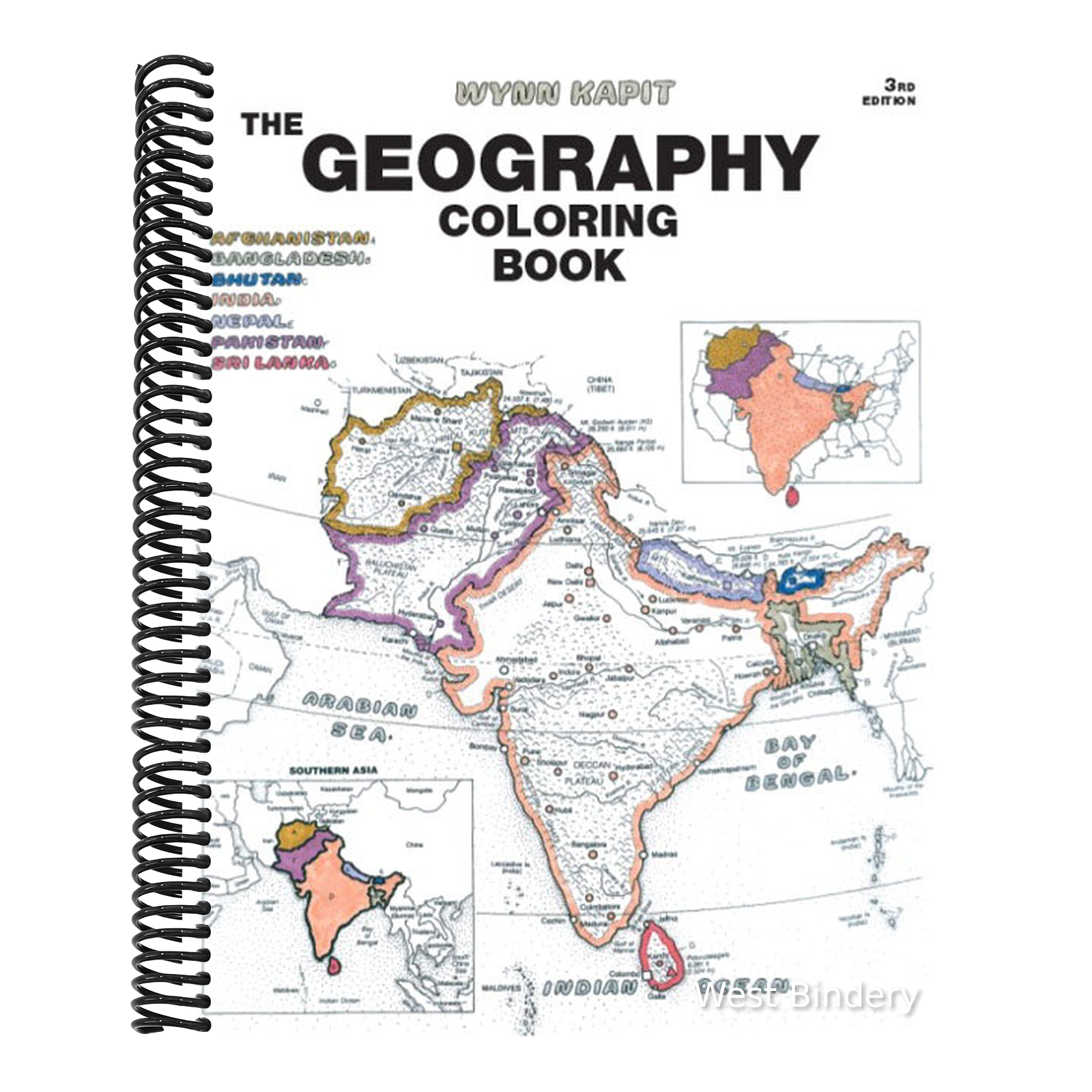 The Geography Coloring Book – West Bindery