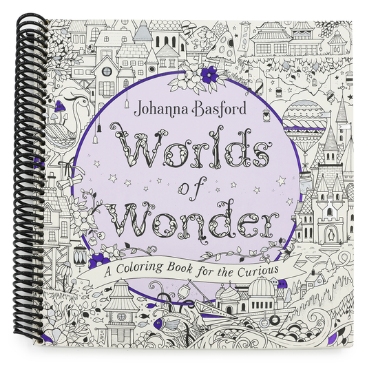 Worlds of Wonder: A Coloring Book for the Curious (Spiral Bound)