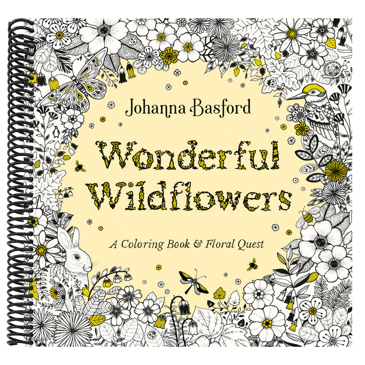 Wonderful Wildflowers: A Coloring Book and Floral Quest (Spiral Bound)