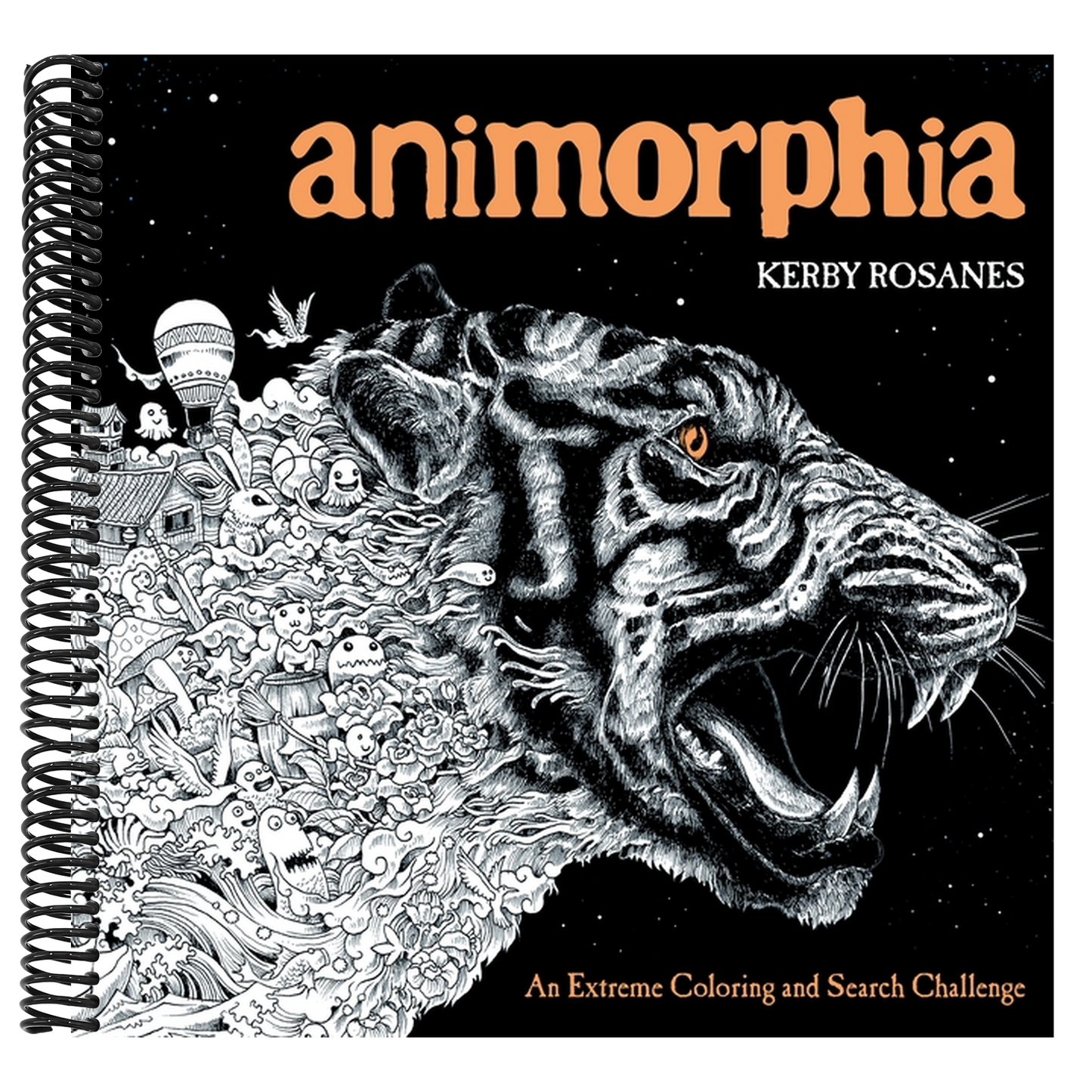 Animorphia: An Extreme Coloring and Search Challenge
