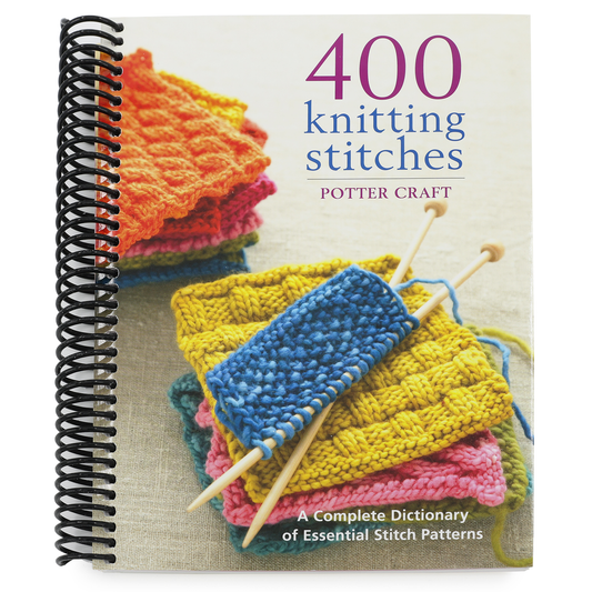 400 Knitting Stitches: A Complete Dictionary of Essential Stitch Patterns (Spiral Bound)
