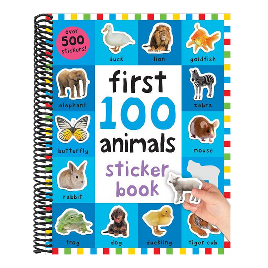 First 100 Stickers: Animals: Over 500 Stickers (First 100) (Spiral Bound)