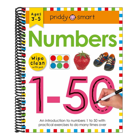 Wipe Clean Workbook: Numbers 1-50: Ages 3-5; Wipe-Clean with Pen (Wipe Clean Learning Books)