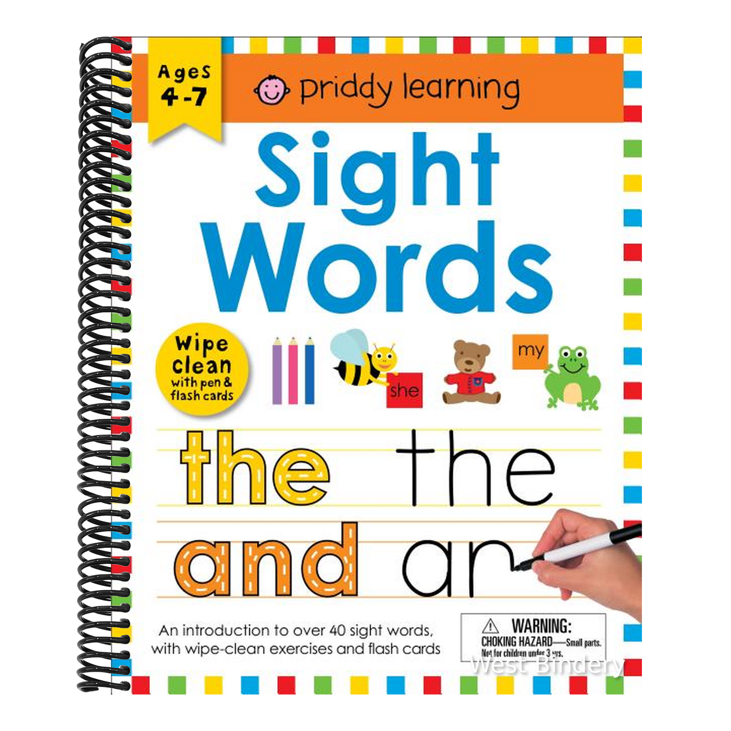 Wipe Clean Workbook: Sight Words (Enclosed Spiral Binding): An Introduction to Sight Words with Practical Exercises to Do Again and Again