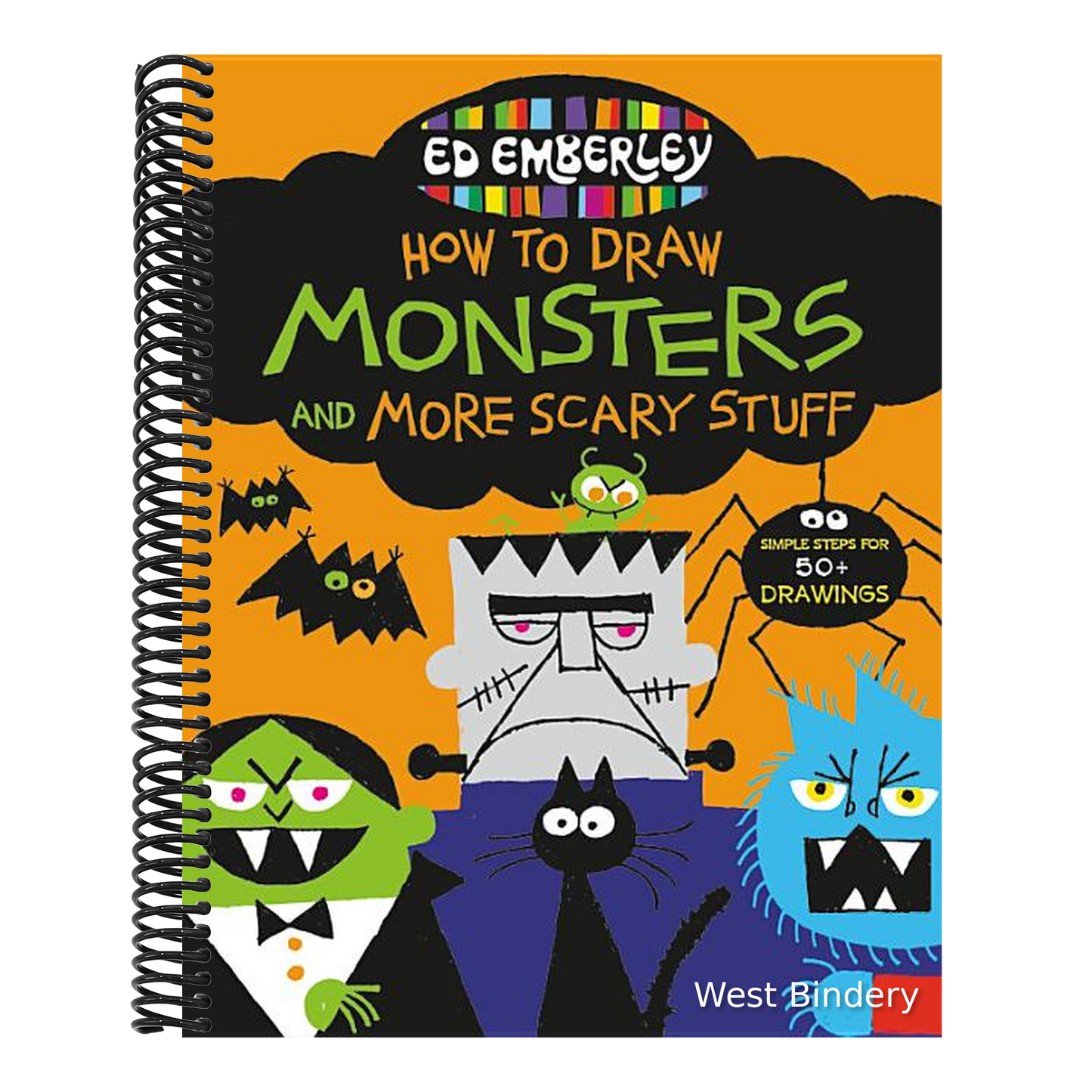 Ed Emberley's How to Draw Monsters and More Scary Stuff: A Fun Halloween Activity Book, Perfect for the Whole Family!