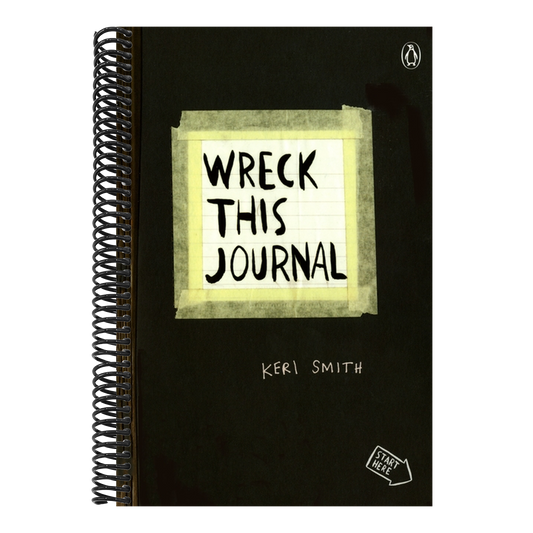 Wreck This Journal (Black) Expanded Edition (Expanded) (Spiral Bound)