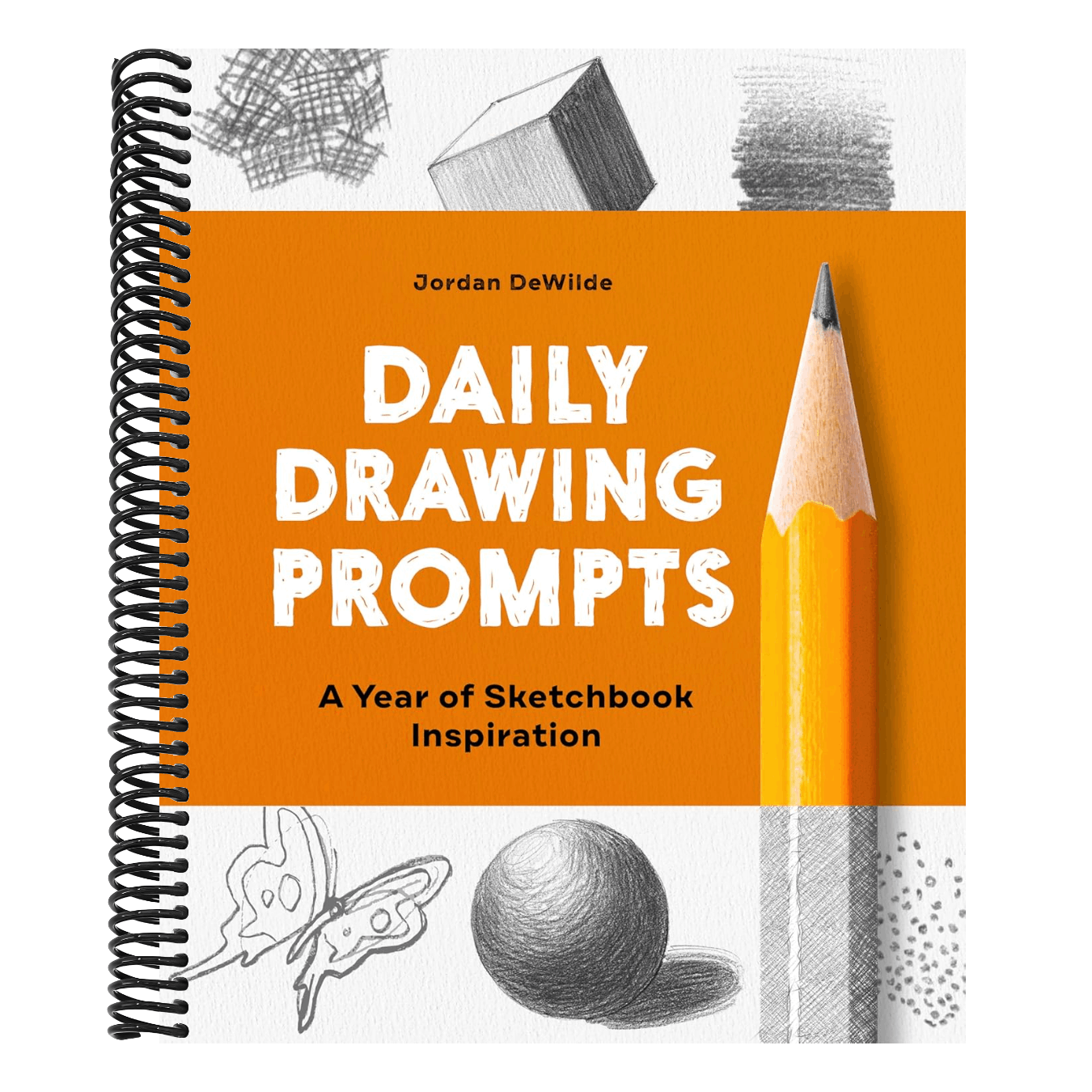 Daily Drawing Prompts: A Year of Sketchbook Inspiration (Spiral Bound)