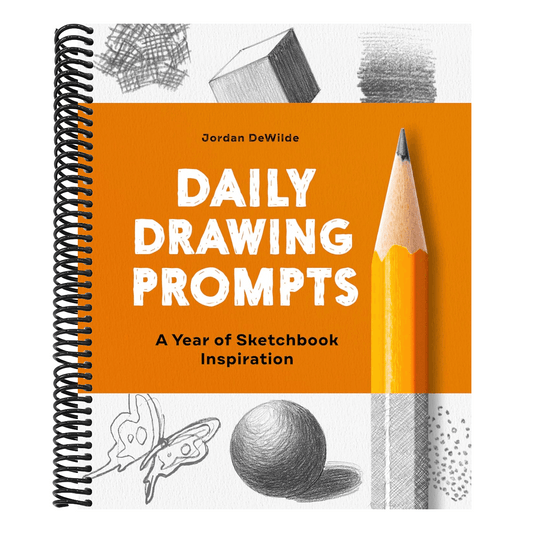 Daily Drawing Prompts: A Year of Sketchbook Inspiration (Spiral Bound)