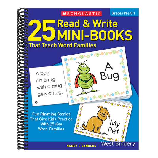 25 Read & Write Mini-Books: That Teach Word Families