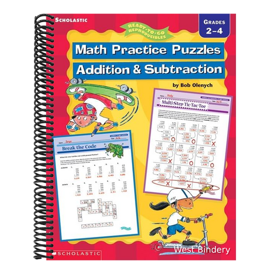 Math Practice Puzzles: Addition and Subtraction