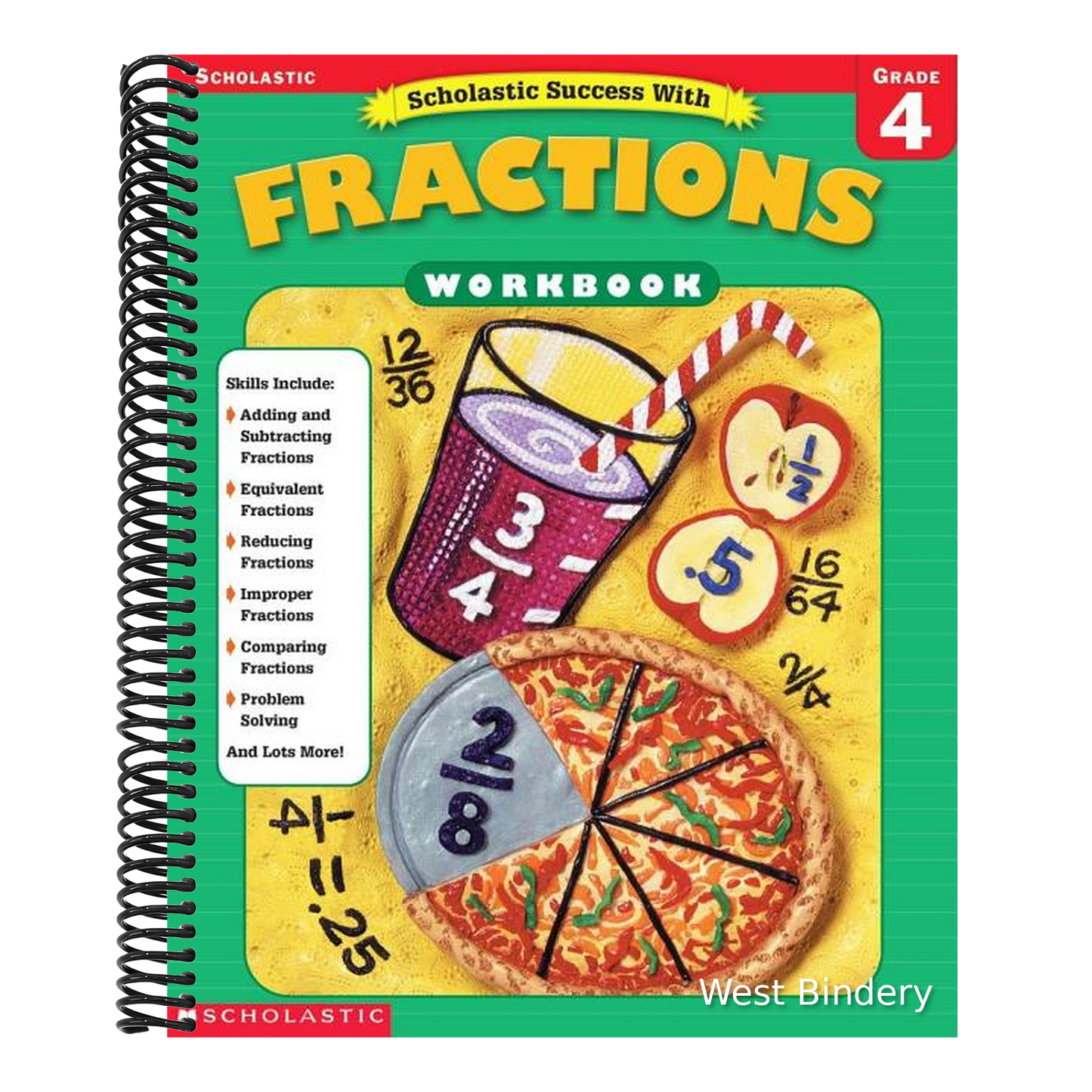 Scholastic Success With: Fractions Workbook: Grade 4