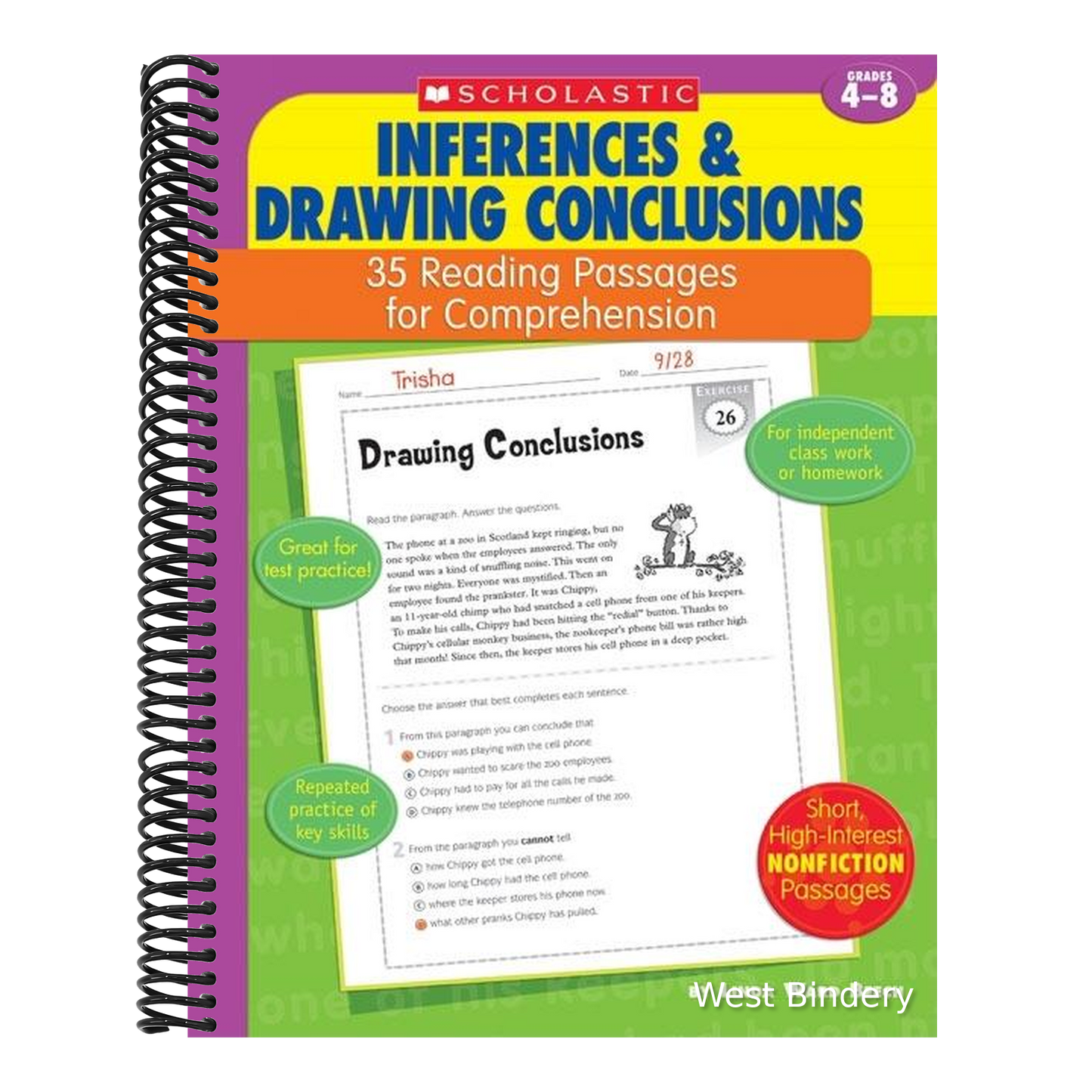 Inferences and Drawing Conclusions: 35 Reading Passages for Comprehension: Grades 4-8
