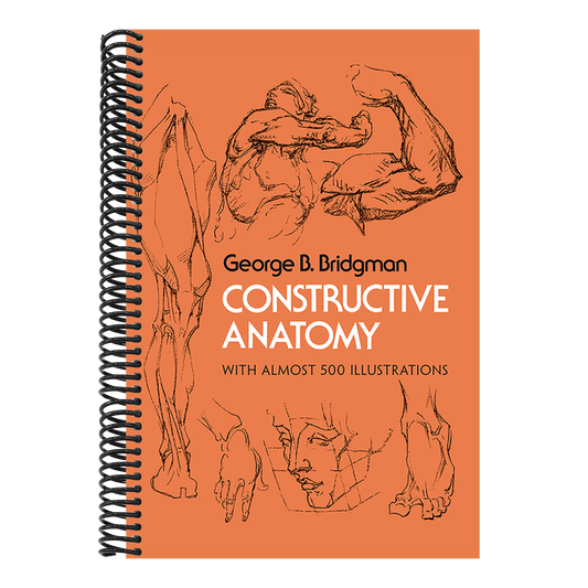 Constructive Anatomy: With Almost 500 Illustrations (Revised) (Dover Anatomy for Artists) (Spiral Bound)