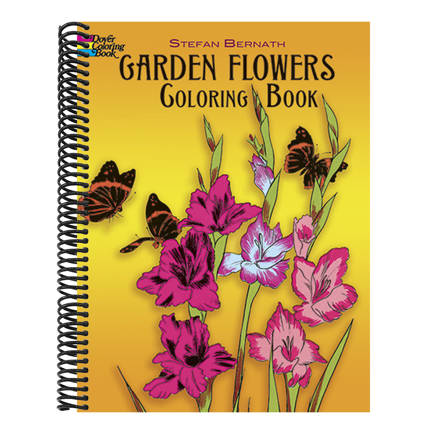 Garden Flowers Coloring Book