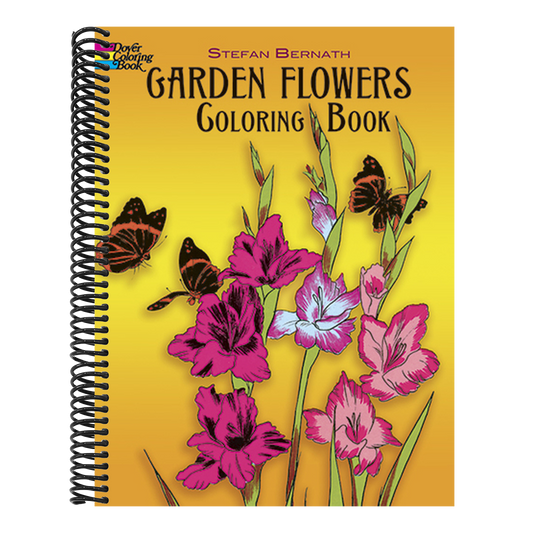 Garden Flowers Coloring Book