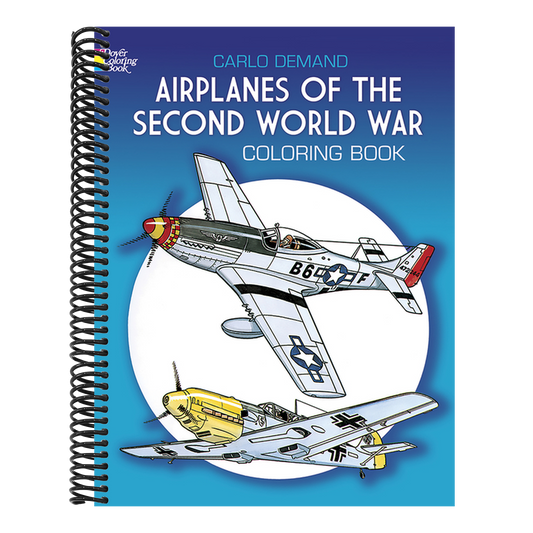Airplanes of the Second World War Coloring Book