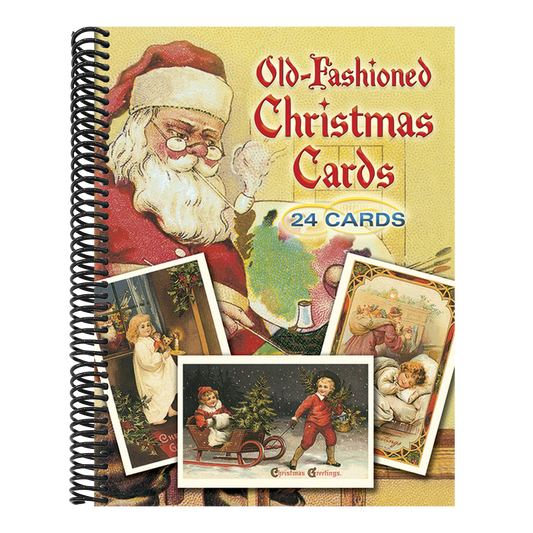Old-Fashioned Christmas Cards: 24 Cards