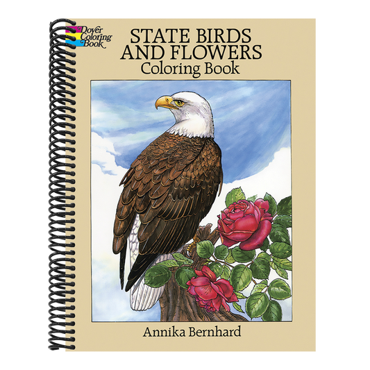 State Birds and Flowers Coloring Book