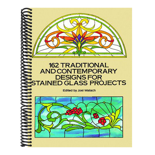162 Traditional and Contemporary Designs for Stained Glass Projects (Dover Crafts: Stained Glass) (Spiral Bound)