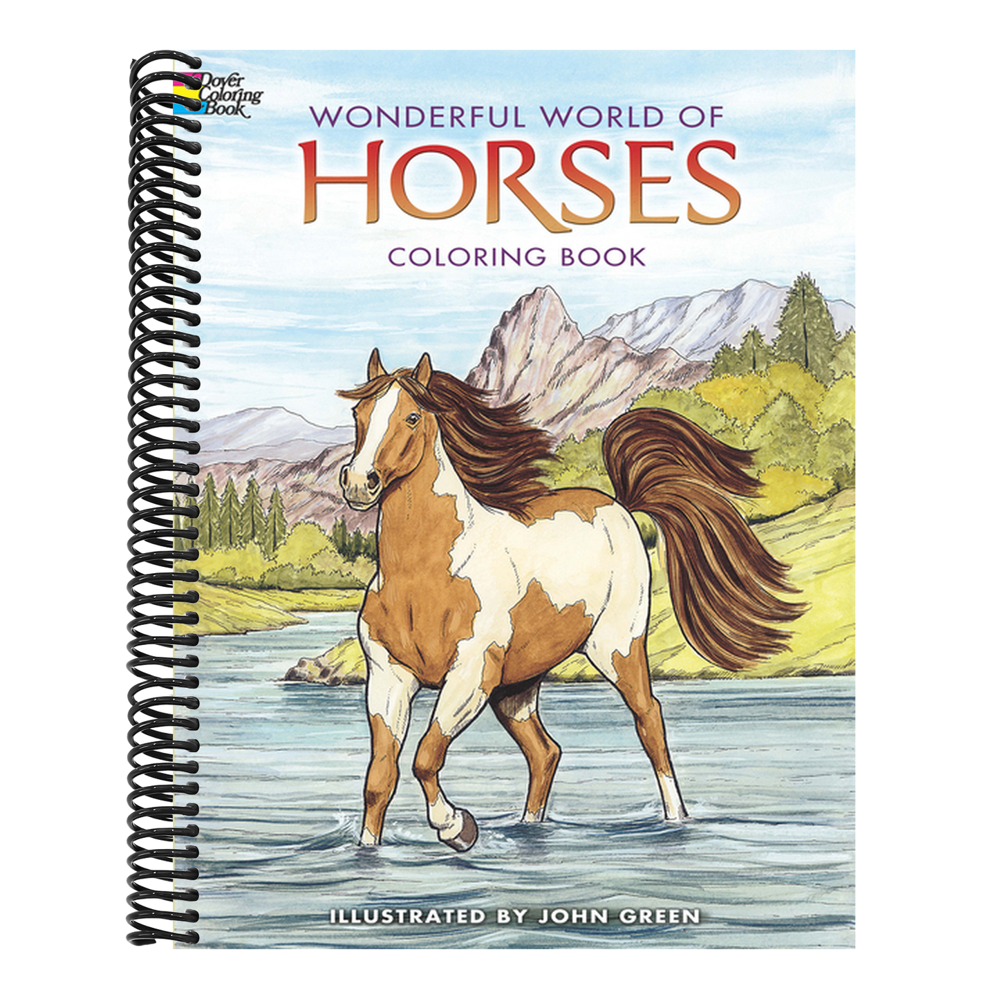 Wonderful World of Horses Coloring Book (Spiral Bound)