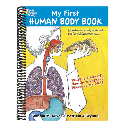 My First Human Body Book Coloring Book (Green) (Spiral Bound)
