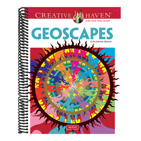 Creative Haven Geoscapes Coloring Book (First Edition, First)