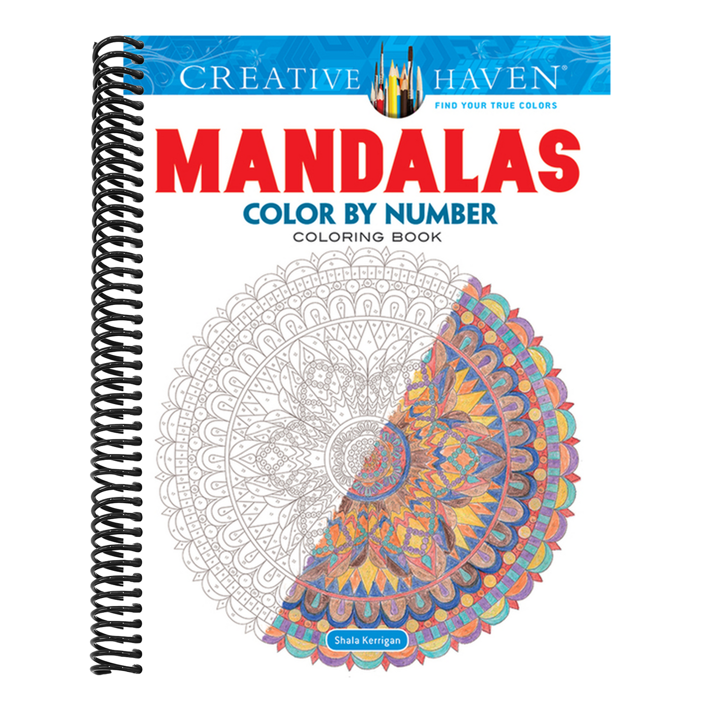 Creative Haven Mandalas Color by Number Coloring Book (First Edition, First)