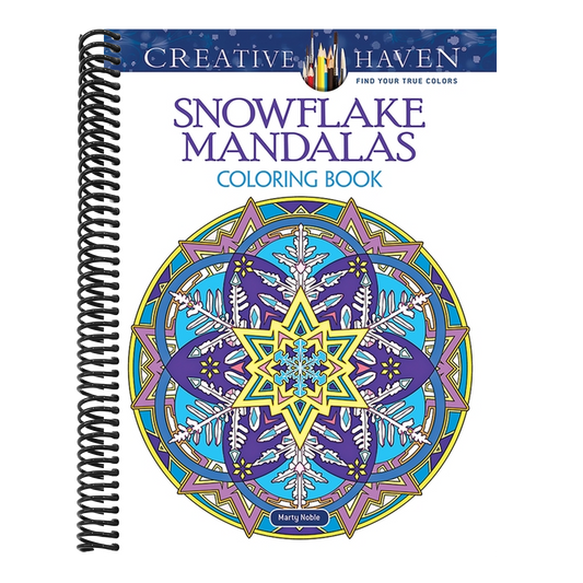 Creative Haven Snowflake Mandalas Coloring Book