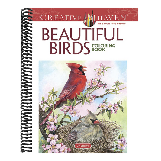 Creative Haven Beautiful Birds Coloring Book