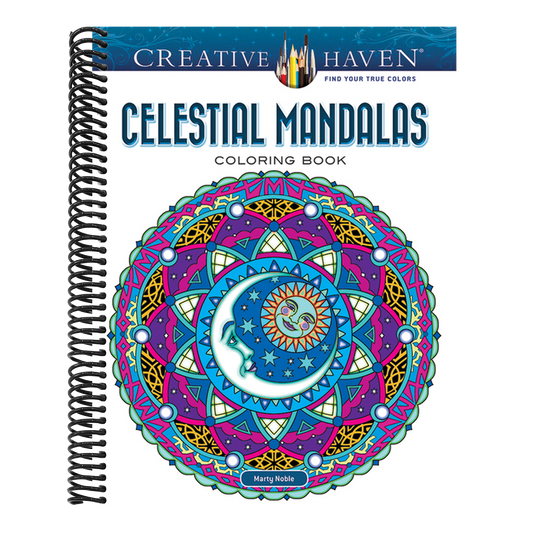 Creative Haven Celestial Mandalas Coloring Book