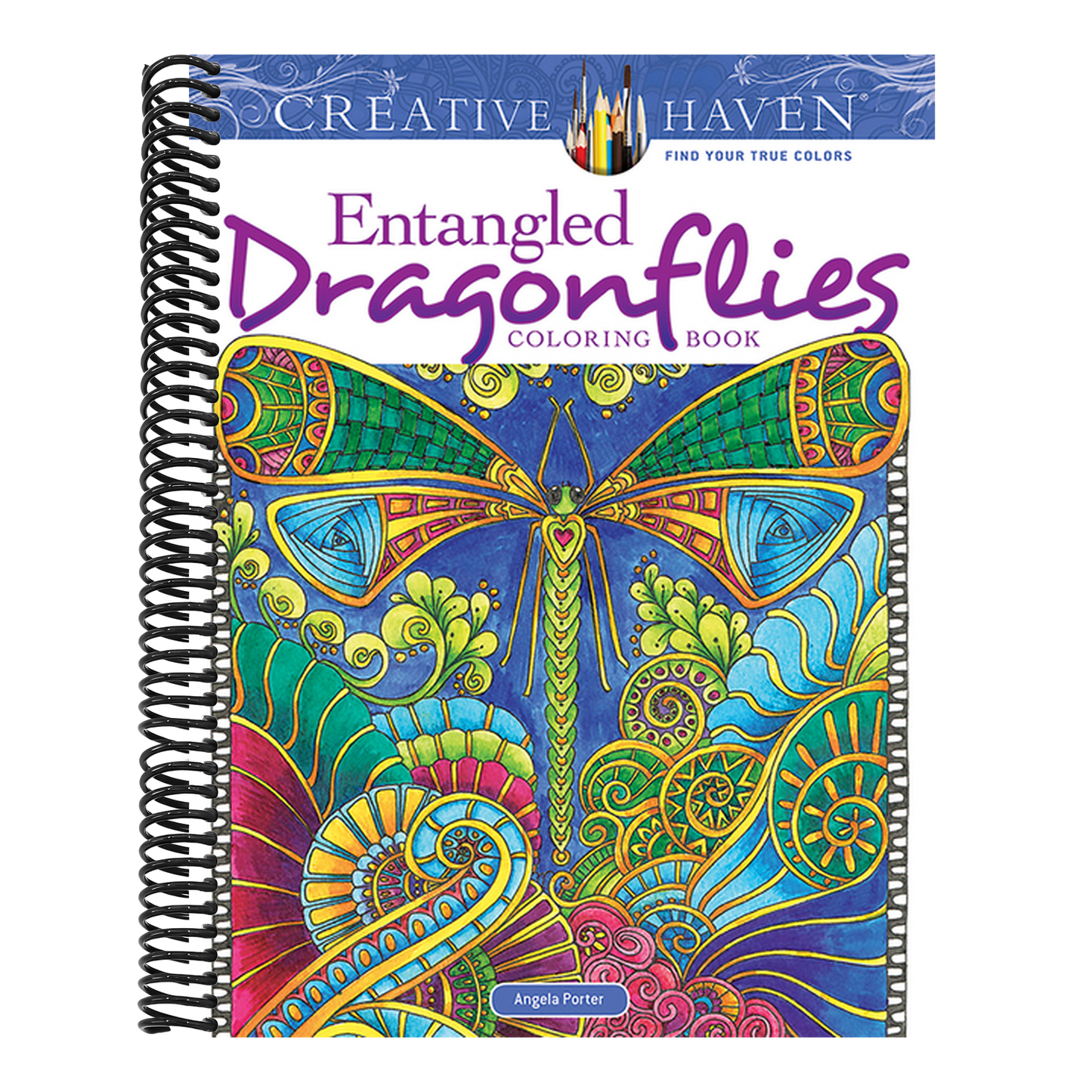 Creative Haven Entangled Dragonflies Coloring Book