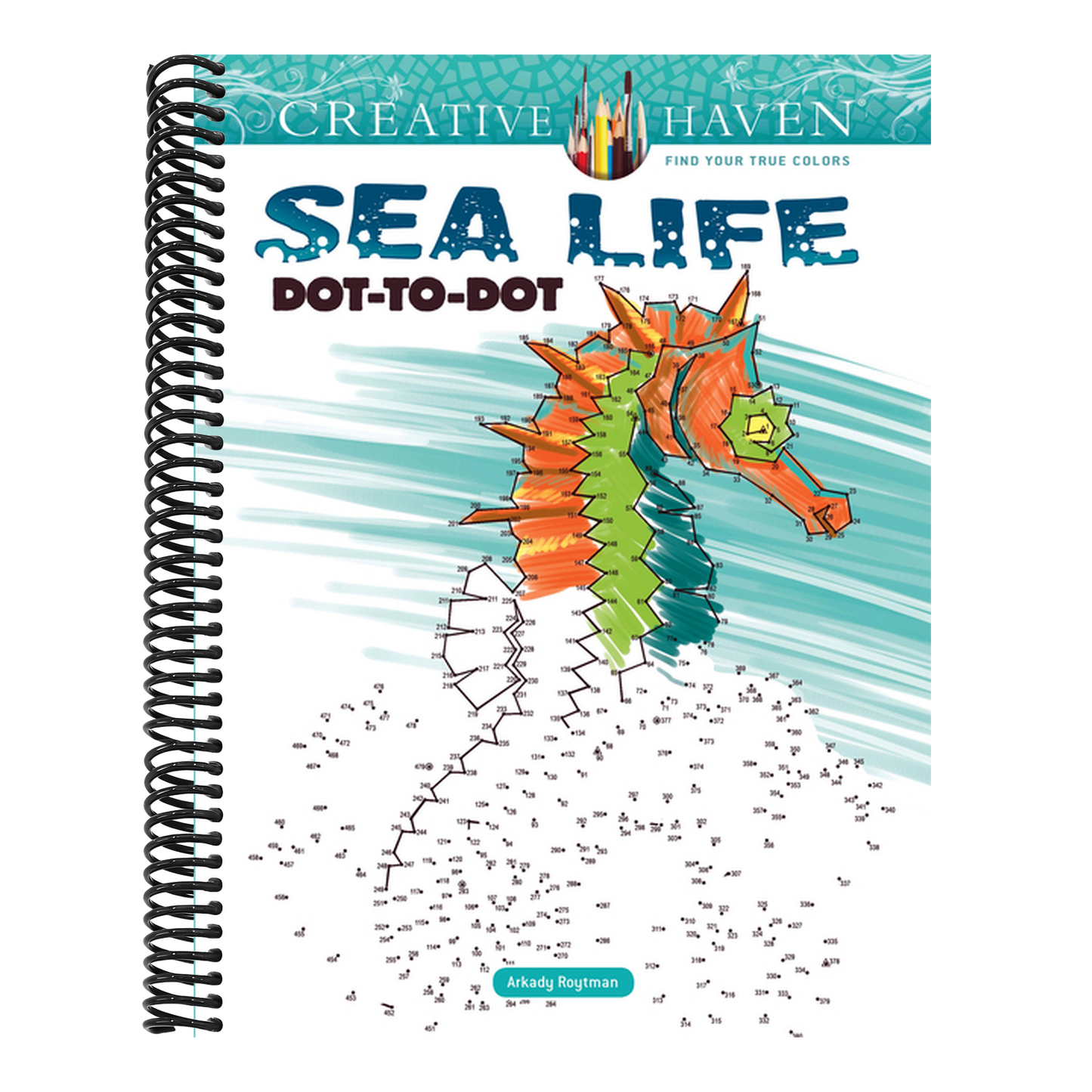 Creative Haven Sea Life Dot-To-Dot Coloring Book