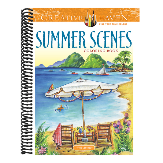 Creative Haven Summer Scenes Coloring Book