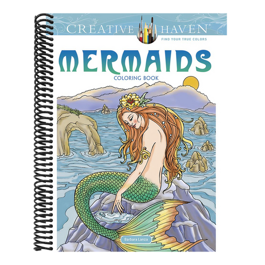 Creative Haven Mermaids Coloring Book