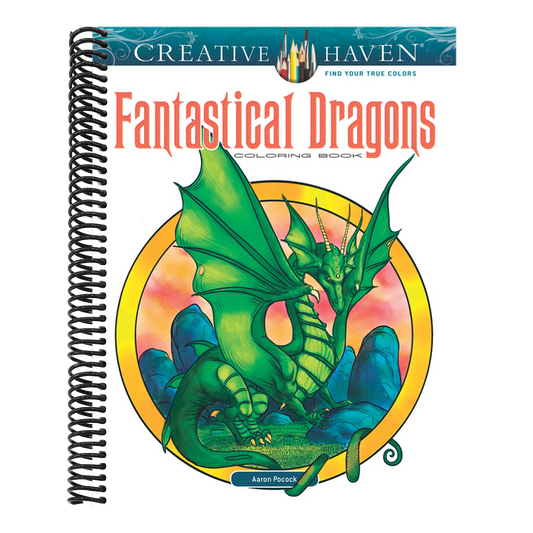 Creative Haven Fantastical Dragons Coloring Book