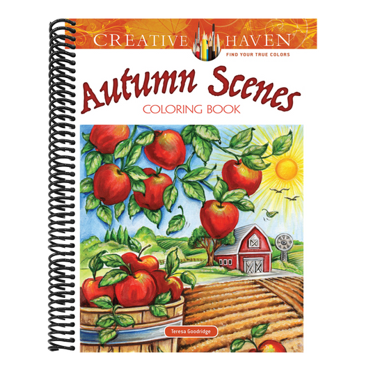 Creative Haven Autumn Scenes Coloring Book