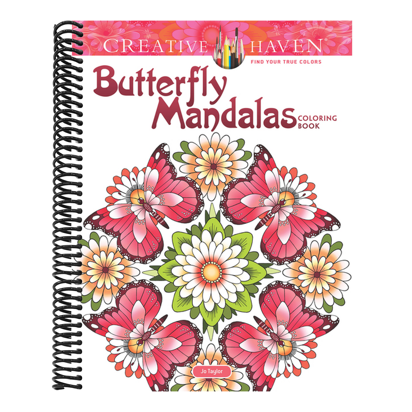 Creative Haven Butterfly Mandalas Coloring Book